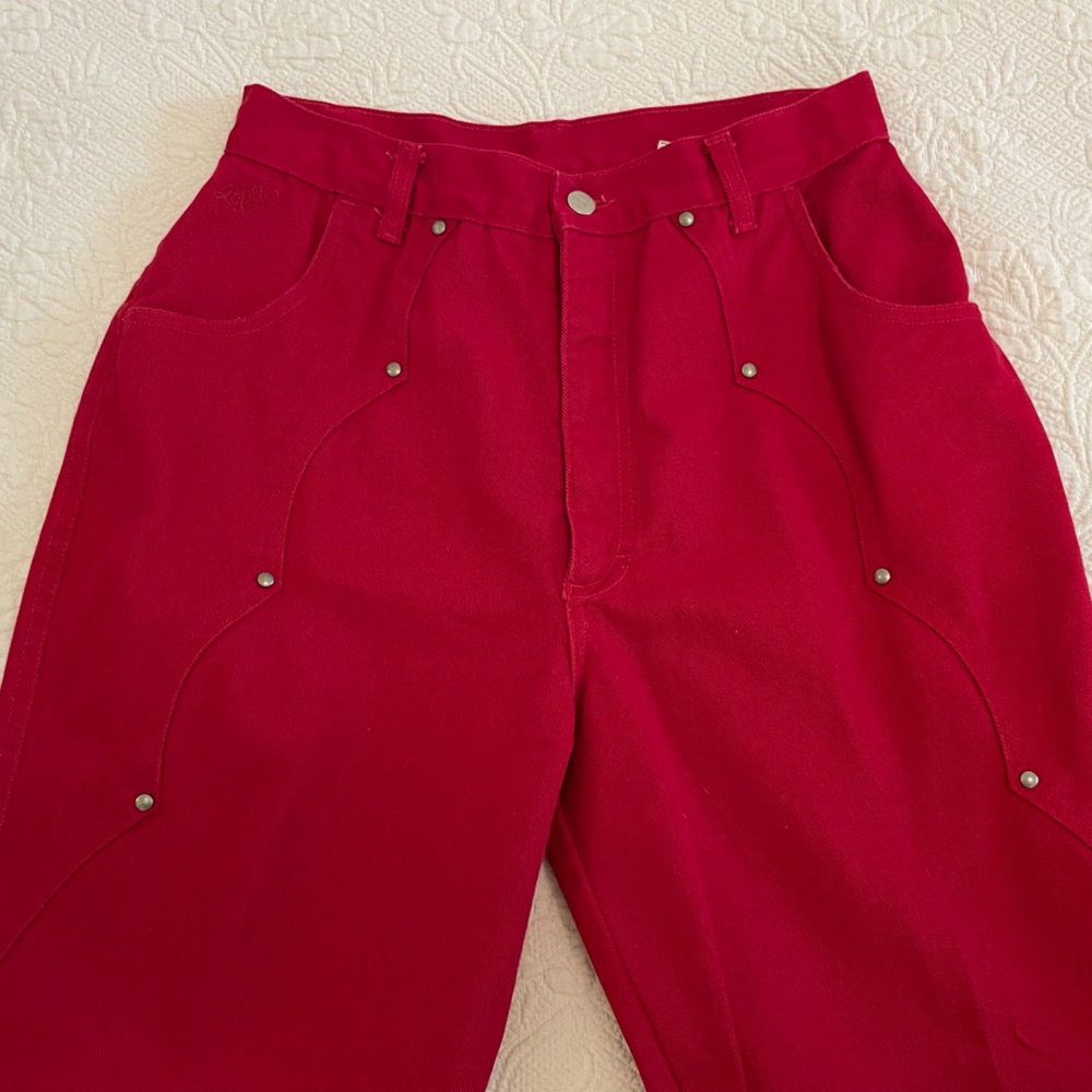 True Vintage Roper High Waisted Western Rodeo Cowgirl Bare Back Jeans 13/14